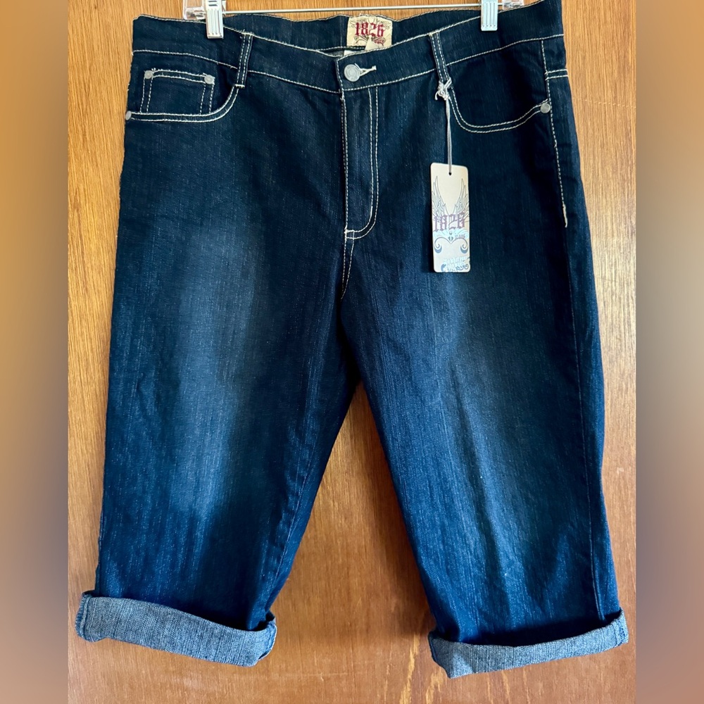 Denim capri pants Sz 16